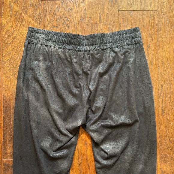 Monrow Leather Look Joggers | Fit S/M - Picture 5 of 7
